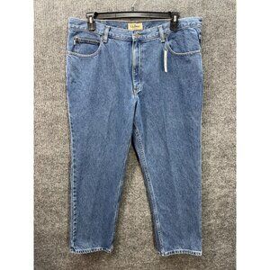 LL Bean Classic Fit Jeans Mens 40x28 Blue Double L 100% Cotton Denim Medium Wash